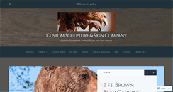 Desktop Screenshot of customwoodcarvings.com